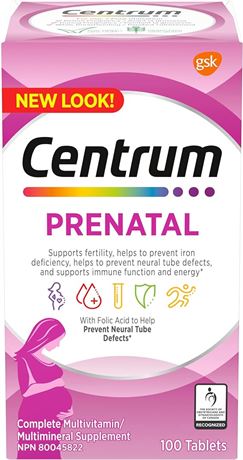 Centrum Prenatal Vitamin Tablet, Postpartum Multivitamin