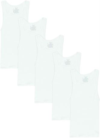 LRG - Hanes boys Tank T Shirt, White