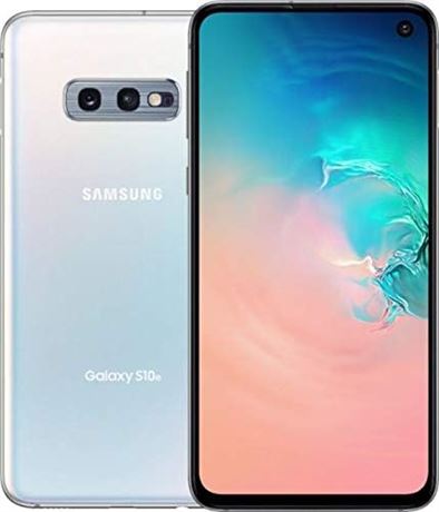 Samsung Galaxy S10E G970U 128GB GSM Unlocked Android Phone - Prism White