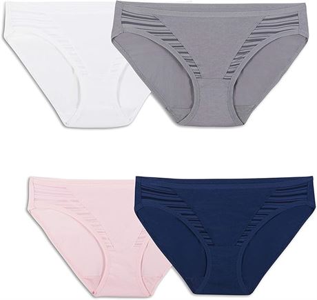 Size 6 Fruit Of The Loom Womens Breathable Underwear, Moisture Wicking Keeps You
