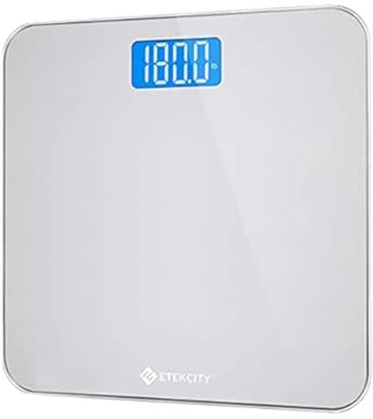 Etekcity Bathroom Body Weight Scale, Round Corner Platform Digital Scale, Large