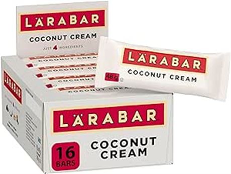 768g LÄRABAR Coconut Cream, Fruit and Nut Energy Bar, Pack of 16 Bars