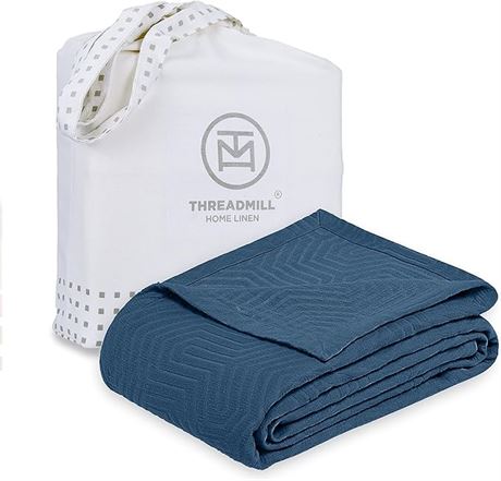 Threadmill Luxury Cotton Blankets for Queen Size Bed