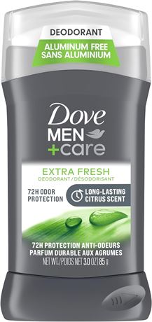 Dove Men+Care Extra Fresh 72H Deodorant Stick for Men with Vitamin E 85g