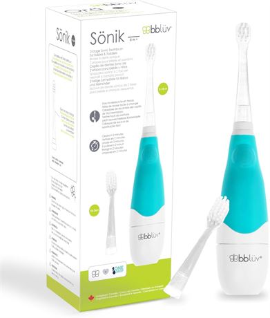 bblüv - Sönik - Original 2 Stage Ultrasonic Toothbrush for Infants and Toddlers