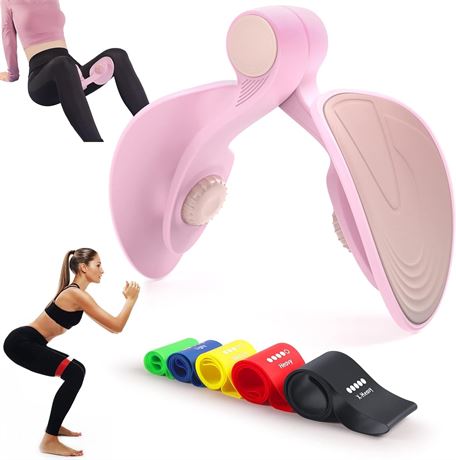 Thigh Master, [Upgraded Adjustable Tension] Pink Spopal Thigh Master