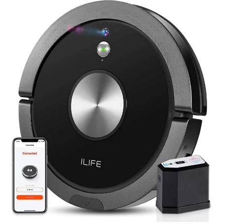 ILIFE A9 Robot Vacuum Cleaner, Wi-Fi Connected, Cellular Dustbin, Strong Suction
