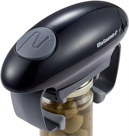 Elite Gourmet EJO800 High Power Torque Automatic Operated Electric Jar Opener