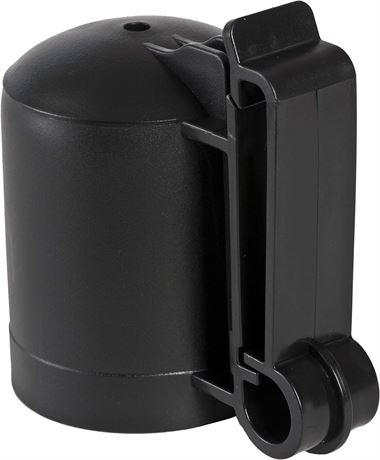 Zareba ITCPB-Z T-Post Safety Cap and Insulator, 10 Per Bag, Black
