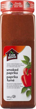 Club House, Quality Natural Herbs and Spices, Smoked Paprika, 545g