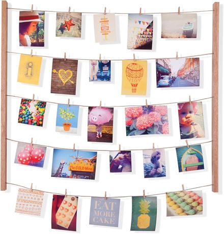 Umbra Hangit Photo Display - DIY Picture Frames Collage Set Includes Picture