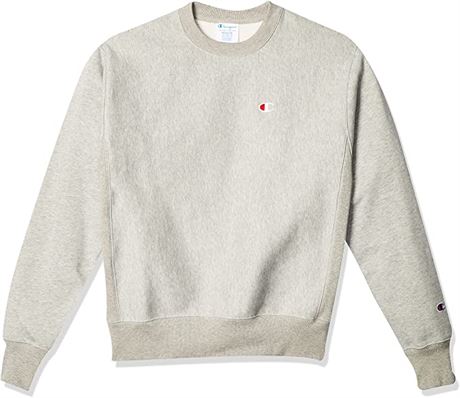 Men's Small Champion Reverse Weave Sweatshirt, Oxford Gray