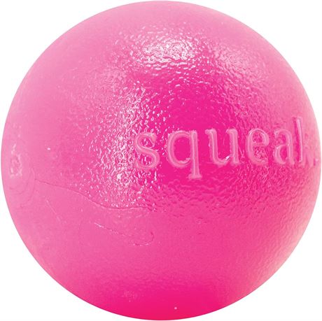 Planet Dog Orbee-Tuff Squeak Ball Pink Dog Fetch Toy