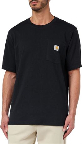 LRG - Carhartt Men's Relaxed Fit Heavyweight Short-Sleeve Pocket T-Shirt