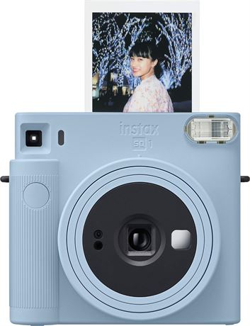 Fujifilm Instax SQUARE SQ1 Instant Film Camera, Glacier Blue