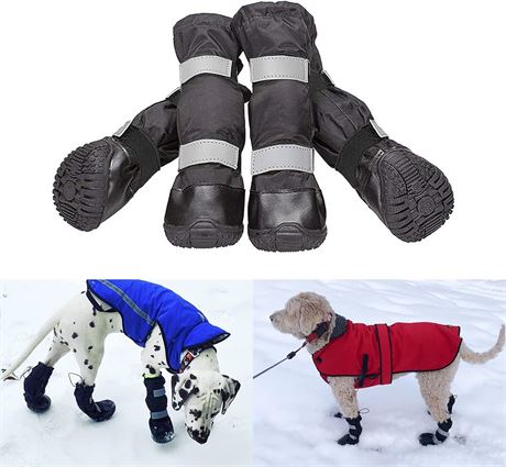 LRG - Namsan Long-Legged Dog Boots Outdoor Knee High Waterproof Anti-Slip Boots