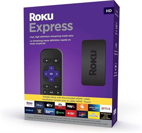 Roku Express (Official Manufacturer Product) | HD Streaming Media Player