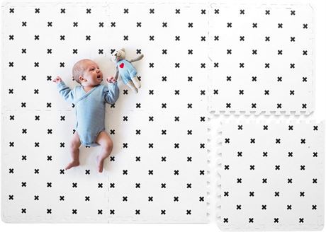 4FT x 6FT Extra Large Baby Foam Play Mat - Non-Toxic Puzzle Floor Mat for Kids