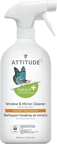 ATTITUDE Window and Mirror Cleaner, EWG Verified, Plant- and Mineral-Based