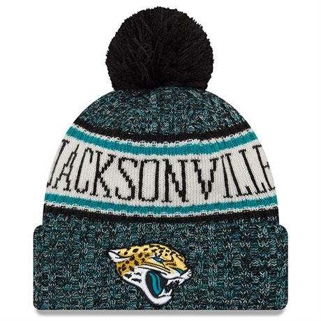 Jacksonville Jaguars New Era NFL Sideline Knit Hat, Toque, Beanie