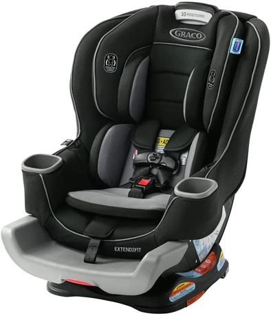 Graco Convertible Car Seat, Extend2Fit, Safe Rear-Facing Position, Titus