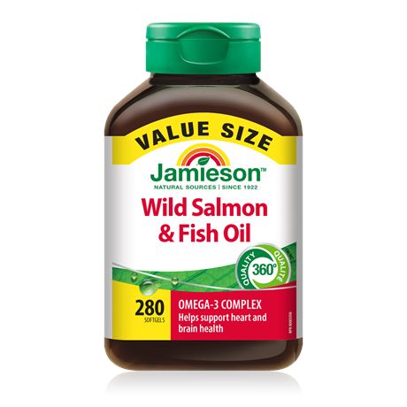 Jamieson - Omega-3 Complex | Wild Salmon & Fish Oils