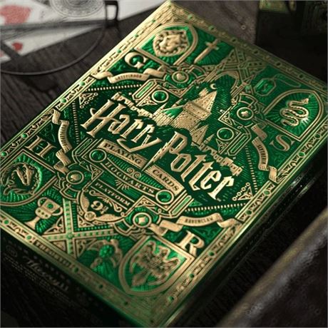 Harry Potter Playing Cards Slytherin, Green