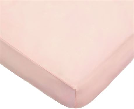 American Baby Company Supreme Fitted Crib Sheet, Blush