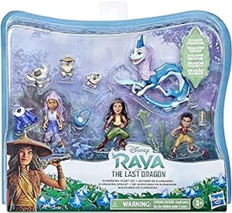Disney's Raya and The Last Dragon Kumandra Story Set, 7 Dolls