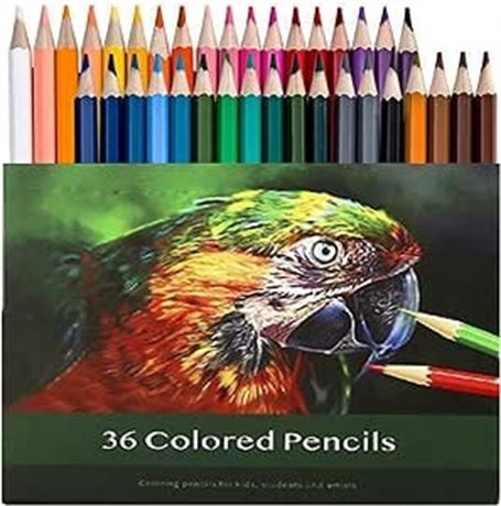 36 Colored Pencils，Quality Coloring Pencils for Adult Coloring Artists