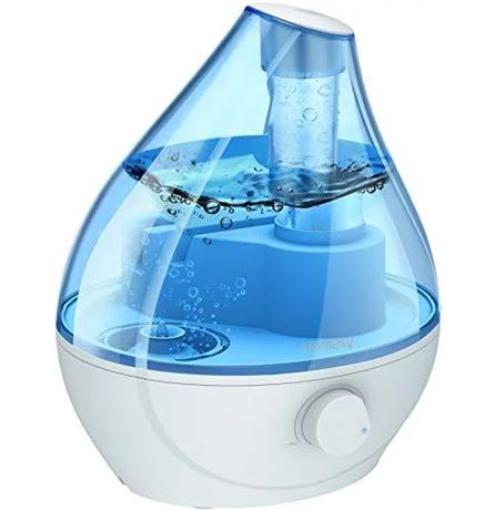 Homasy Cool Mist Humidifier, BPA-Free 22dB Quiet Humidifiers for Bedroom