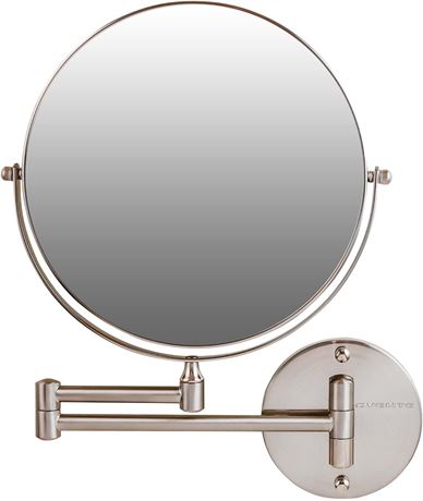 OVENTE 9" Wall Mounted Makeup Mirror