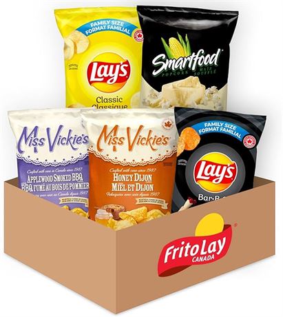 Frito-Lay Backyard Barbecue Snack Box, Variety Pack, 5 count