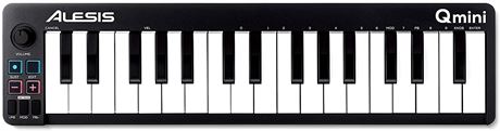 Alesis Qmini - Portable 32 Key USB MIDI Keyboard Controller