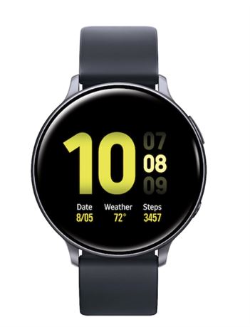 NO POWER Galaxy Watch Active2 (44mm), Aqua Black (Bluetooth)